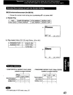 Preview for 43 page of Panasonic PVD4741 - DVD/VCR DECK Operating Instructions Manual