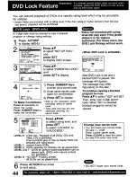 Preview for 44 page of Panasonic PVD4741 - DVD/VCR DECK Operating Instructions Manual