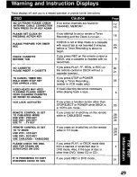 Preview for 49 page of Panasonic PVD4741 - DVD/VCR DECK Operating Instructions Manual