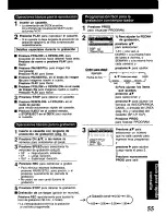 Preview for 55 page of Panasonic PVD4741 - DVD/VCR DECK Operating Instructions Manual