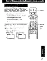 Preview for 57 page of Panasonic PVD4741 - DVD/VCR DECK Operating Instructions Manual