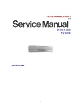 Предварительный просмотр 1 страницы Panasonic PVD4742 - DVD/VCR DECK Service Manual