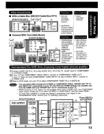 Preview for 13 page of Panasonic PVD4743 - DVD/VCR DECK Operating Instructions Manual