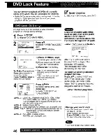 Preview for 46 page of Panasonic PVD4743 - DVD/VCR DECK Operating Instructions Manual