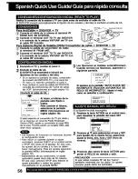 Preview for 56 page of Panasonic PVD4743 - DVD/VCR DECK Operating Instructions Manual