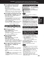 Предварительный просмотр 23 страницы Panasonic PVD4752 - DVD/VCR DECK Operating Instructions Manual