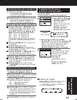 Preview for 61 page of Panasonic PVD4753S - DVD/VCR DECK Operating Instructions Manual