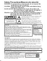 Предварительный просмотр 3 страницы Panasonic PVD4761 - DVD/VCR DECK Operating Instructions Manual