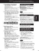 Предварительный просмотр 23 страницы Panasonic PVD4761 - DVD/VCR DECK Operating Instructions Manual