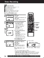 Предварительный просмотр 24 страницы Panasonic PVD4761 - DVD/VCR DECK Operating Instructions Manual