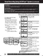 Предварительный просмотр 28 страницы Panasonic PVD4761 - DVD/VCR DECK Operating Instructions Manual