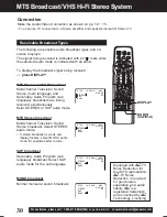 Предварительный просмотр 30 страницы Panasonic PVD4761 - DVD/VCR DECK Operating Instructions Manual