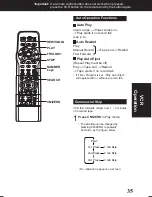 Предварительный просмотр 35 страницы Panasonic PVD4761 - DVD/VCR DECK Operating Instructions Manual