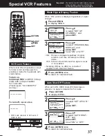 Предварительный просмотр 37 страницы Panasonic PVD4761 - DVD/VCR DECK Operating Instructions Manual