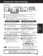 Предварительный просмотр 39 страницы Panasonic PVD4761 - DVD/VCR DECK Operating Instructions Manual