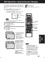 Preview for 45 page of Panasonic PVD4761 - DVD/VCR DECK Operating Instructions Manual