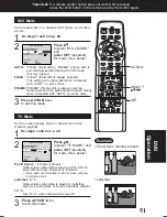 Preview for 51 page of Panasonic PVD4761 - DVD/VCR DECK Operating Instructions Manual