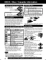 Preview for 6 page of Panasonic PVD4763S - DVD/VCR DECK Operating Instructions Manual