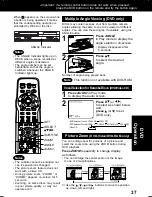 Preview for 37 page of Panasonic PVD4763S - DVD/VCR DECK Operating Instructions Manual