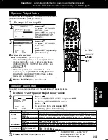 Preview for 55 page of Panasonic PVD4763S - DVD/VCR DECK Operating Instructions Manual