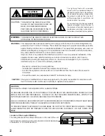 Preview for 2 page of Panasonic PVD734S - DVD/VCR DECK Operating Instructions Manual