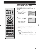 Preview for 19 page of Panasonic PVD734S - DVD/VCR DECK Operating Instructions Manual