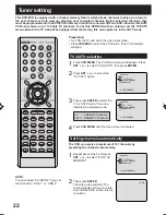 Preview for 22 page of Panasonic PVD734S - DVD/VCR DECK Operating Instructions Manual