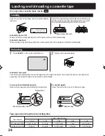 Preview for 24 page of Panasonic PVD734S - DVD/VCR DECK Operating Instructions Manual