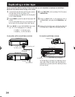 Preview for 34 page of Panasonic PVD734S - DVD/VCR DECK Operating Instructions Manual