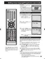 Preview for 35 page of Panasonic PVD734S - DVD/VCR DECK Operating Instructions Manual