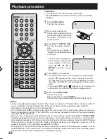 Preview for 36 page of Panasonic PVD734S - DVD/VCR DECK Operating Instructions Manual