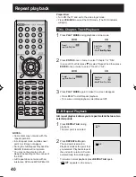 Preview for 40 page of Panasonic PVD734S - DVD/VCR DECK Operating Instructions Manual