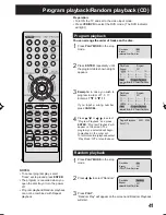 Preview for 41 page of Panasonic PVD734S - DVD/VCR DECK Operating Instructions Manual