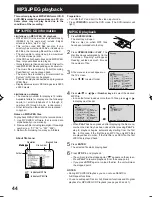 Preview for 44 page of Panasonic PVD734S - DVD/VCR DECK Operating Instructions Manual