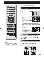 Preview for 45 page of Panasonic PVD734S - DVD/VCR DECK Operating Instructions Manual