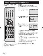 Preview for 52 page of Panasonic PVD734S - DVD/VCR DECK Operating Instructions Manual