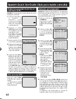 Preview for 62 page of Panasonic PVD734S - DVD/VCR DECK Operating Instructions Manual