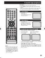 Предварительный просмотр 25 страницы Panasonic PVD744S - DVD/VCR DECK Operating Instructions Manual