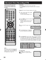 Предварительный просмотр 30 страницы Panasonic PVD744S - DVD/VCR DECK Operating Instructions Manual