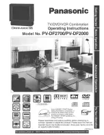 Panasonic PVDF2000 - MONITOR/DVD COMBO Operating Instructions Manual предпросмотр