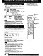 Предварительный просмотр 28 страницы Panasonic PVDF2000 - MONITOR/DVD COMBO Operating Instructions Manual