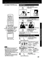 Предварительный просмотр 31 страницы Panasonic PVDF2000 - MONITOR/DVD COMBO Operating Instructions Manual