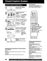 Предварительный просмотр 32 страницы Panasonic PVDF2000 - MONITOR/DVD COMBO Operating Instructions Manual