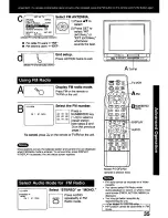 Предварительный просмотр 35 страницы Panasonic PVDF2000 - MONITOR/DVD COMBO Operating Instructions Manual