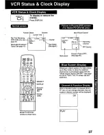 Предварительный просмотр 37 страницы Panasonic PVDF2000 - MONITOR/DVD COMBO Operating Instructions Manual