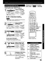 Предварительный просмотр 39 страницы Panasonic PVDF2000 - MONITOR/DVD COMBO Operating Instructions Manual