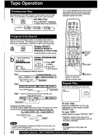 Предварительный просмотр 42 страницы Panasonic PVDF2000 - MONITOR/DVD COMBO Operating Instructions Manual