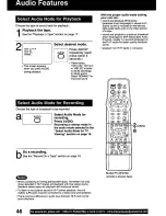 Предварительный просмотр 46 страницы Panasonic PVDF2000 - MONITOR/DVD COMBO Operating Instructions Manual