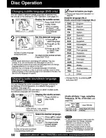 Предварительный просмотр 50 страницы Panasonic PVDF2000 - MONITOR/DVD COMBO Operating Instructions Manual