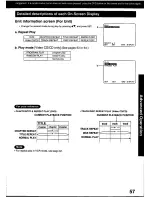 Предварительный просмотр 57 страницы Panasonic PVDF2000 - MONITOR/DVD COMBO Operating Instructions Manual